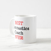 Gymnastiktrainer, Bester Kaffeetasse (Vorderseite Links)
