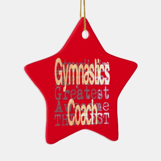 Gymnastiktrainer Keramik Ornament (Rechts)