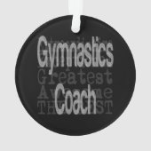 Gymnastiktrainer Ornament (Rückseite)