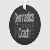 Gymnastiktrainer Ornament (Vorderseite)