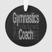 Gymnastiktrainer Ornament (Vorderseite)