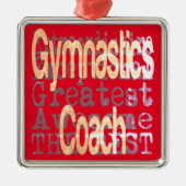 Gymnastiktrainer Ornament Aus Metall (Vorne)
