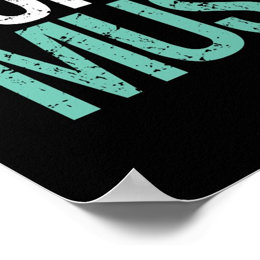 Gymnastiktraining in der Fitness für Muskeln Poster (Ecke)