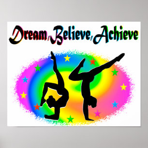 GYMNASTIKTRÄUME KOMMEN ZUTREFFEND POSTER