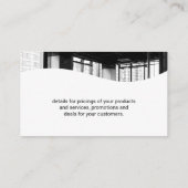 Gymnastikuntergrund | Training Logo Visitenkarte (Rückseite)