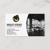 Gymnastikuntergrund | Training Logo Visitenkarte (Vorderseite)