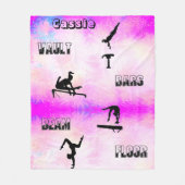 GymnastikVault, Bars, Bauch, Fußbodenbelag Fleece  (Vorderseite)