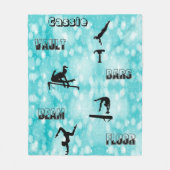 GymnastikVault, Bars, Bauch, Fußbodenbelag Fleece (Vorderseite)