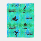 GymnastikVault, Bars, Bauch, Fußbodenbelag Fleece (Vorderseite)