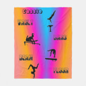 GymnastikVault, Bars, Bauch, Fußbodenbelag Fleece  (Vorderseite)