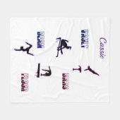 GymnastikVault, Bars, Schaum, Boden Fleecedecke (Vorderseite (Horizontal))