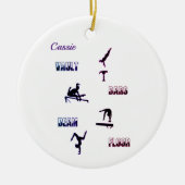 GymnastikVault, Bars, Schaum, Boden Keramik Ornament (Vorne)