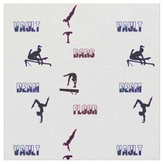 GymnastikVault, Bars, Schaum, Boden Stoff (Nahaufnahme)