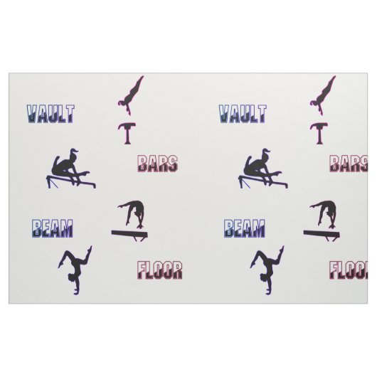 GymnastikVault, Bars, Schaum, Boden Stoff (Fat Quarter (45,7 x 55,9 cm))