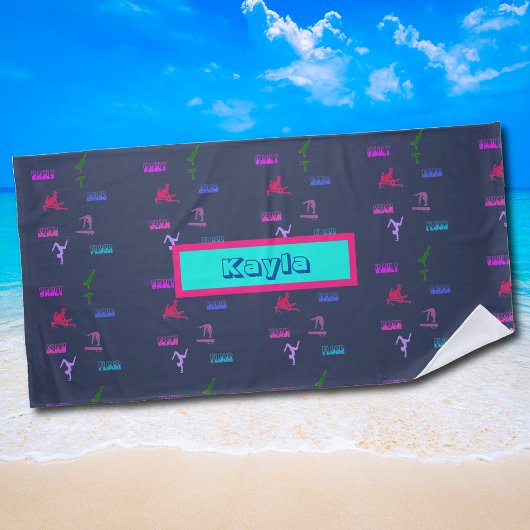 GymnastikVault, Bars, Schaum, Boden Strandtuch