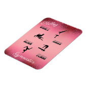 GymnastikVault, Bars, Schaum, Fußboden nach Maß Magnet (Linke Seite)