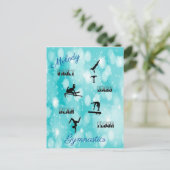 GymnastikVault, Bars, Schaum, Fußboden nach Maß Postkarte (Stehend Vorderseite)