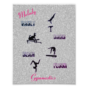GymnastikVault, Bars, Schaum, Fußbodenpuzzle Fotodruck