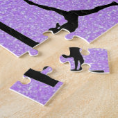 Gymnastikveranstaltungen Lila Sparkor Puzzle (Seite)