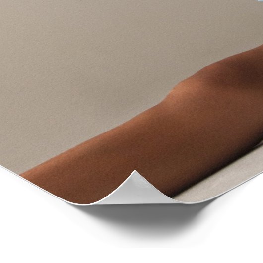 Gymnastikweibliche (12-13) darstellende Splitter Poster (Ecke)