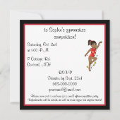 Gymnastikwettbewerb Einladung (Rückseite)