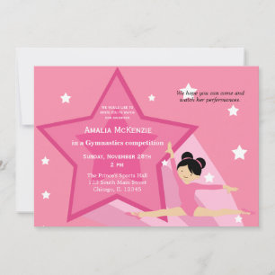 Gymnastikwettbewerb Einladung