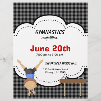 Gymnastikwettbewerb Flyer