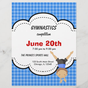 Gymnastikwettbewerb Flyer