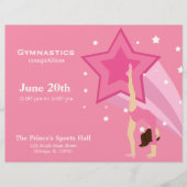 Gymnastikwettbewerb Flyer (Vorne)