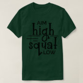 Gymnastikziele für High-Squat-Kurse - Personal Tra T-Shirt (Design vorne)