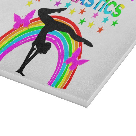 GYMNASTIKZIELE UND TRÄUME SCHNEIDEBRETT (Ecke)