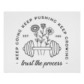 Gymnastikziffern für Gymnastikmädchen Poster (Vorderseite)