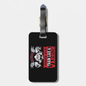 Gymnastikzug des Powers Gepäckanhänger (Rückseite vertikal)