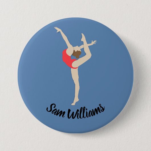 Gymnastin Button (Vorderseite)