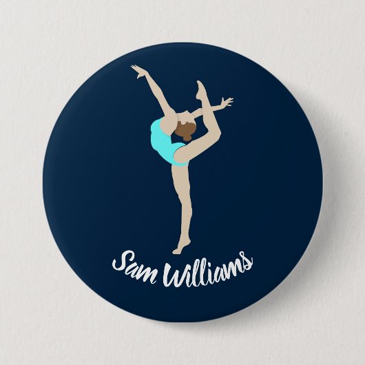Gymnastin Button (Vorderseite)