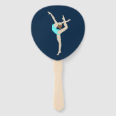 Gymnastin Fächer (Rückseite)