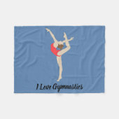Gymnastin Fleecedecke (Vorderseite (Horizontal))