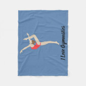 Gymnastin Fleecedecke (Vorderseite)