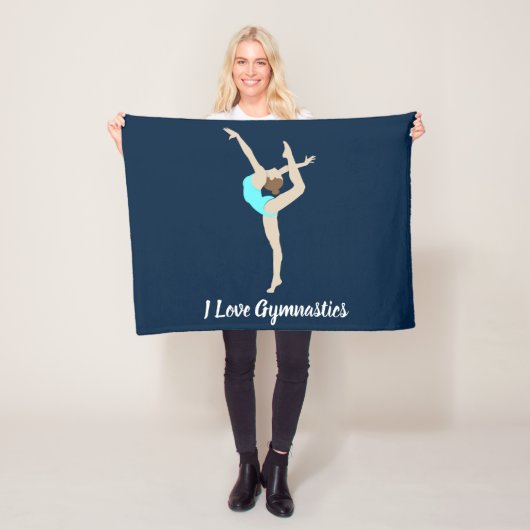 Gymnastin Fleecedecke (Beispiel)