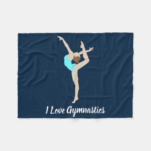 Gymnastin Fleecedecke (Vorderseite (Horizontal))
