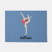 Gymnastin Fußmatte (Vorderseite)