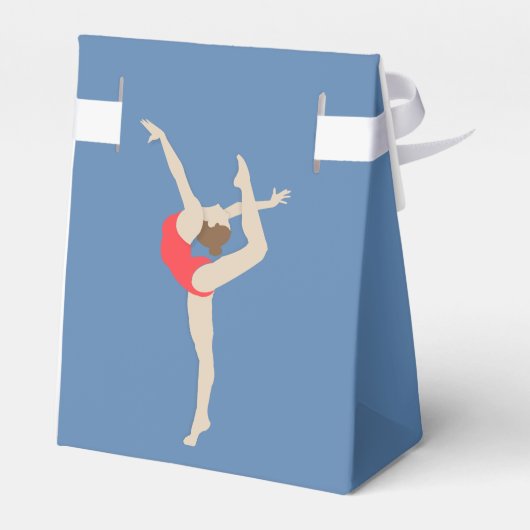 Gymnastin Geschenkschachtel (Rückseite)