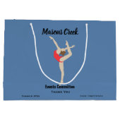 Gymnastin Große Geschenktüte (Rückseite)