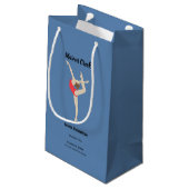 Gymnastin Kleine Geschenktüte (Rückseite Schrägansicht)