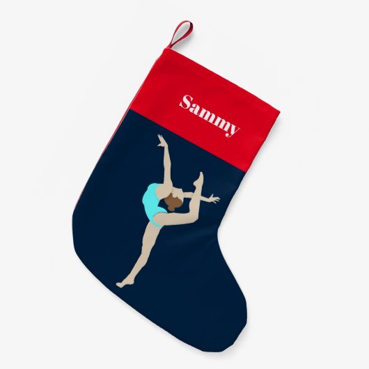 Gymnastin Kleiner Weihnachtsstrumpf (Vorderansicht (hängend))