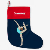 Gymnastin Kleiner Weihnachtsstrumpf (Vorderseite)