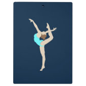 Gymnastin Klemmbrett (Rückseite)