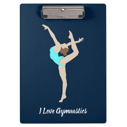 Gymnastin Klemmbrett (Vorderseite)