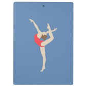 Gymnastin Klemmbrett (Rückseite)