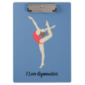 Gymnastin Klemmbrett (Vorderseite)